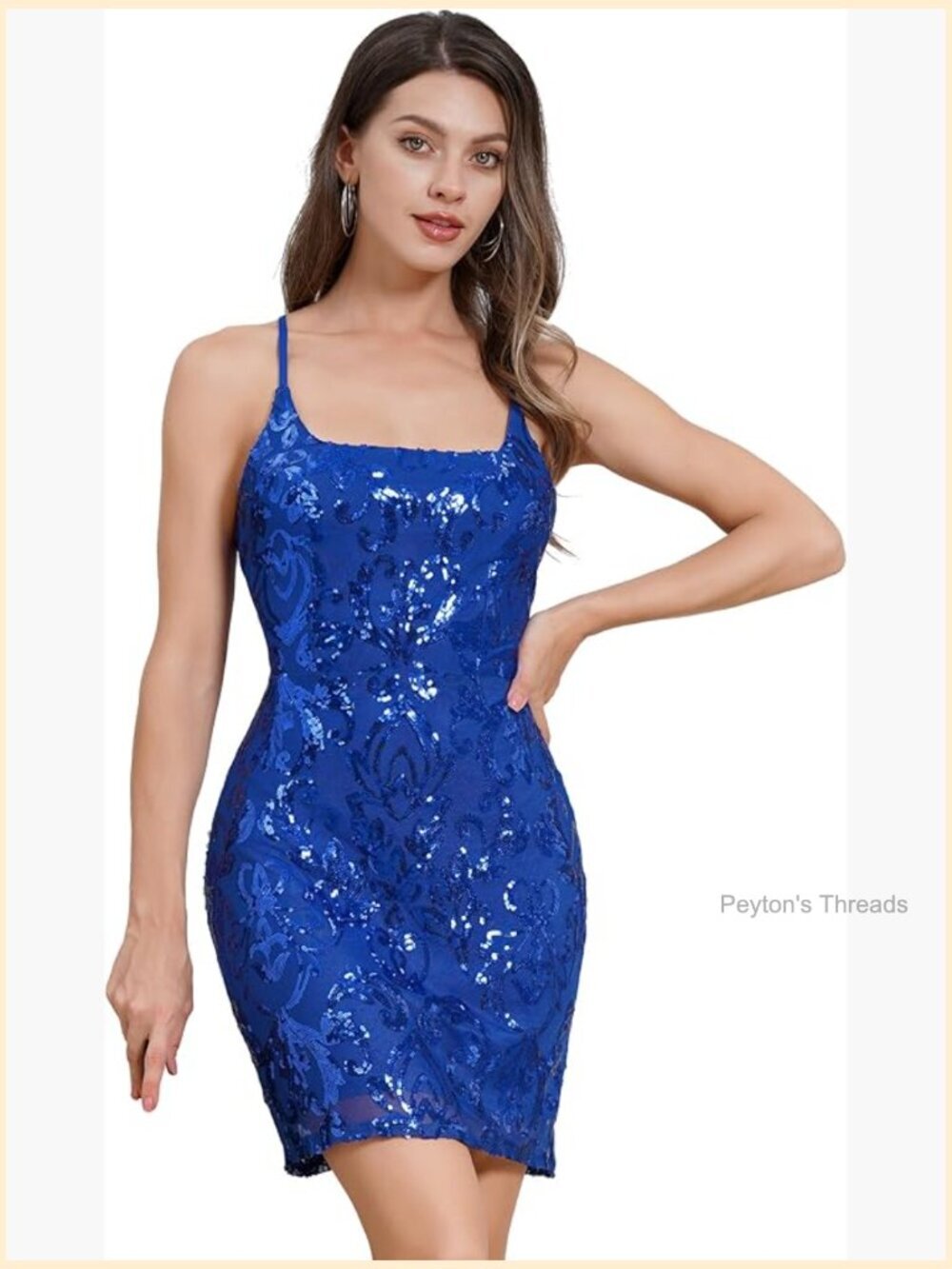 Sparkly Sequins Bodycon Mini Dress Party Nightclub